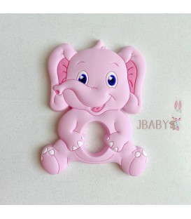 Mordedor Elefante Baby rosa